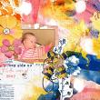 Digital Scrapbook layout by Lynn Grieveson using Sunny Side collection