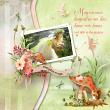 A Woodland Fantasy Digital Scrapbook Page by Cathy