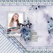 A Letter Home Digital Scrapbook Page by Lisa