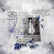 A Letter Home Digital Scrapbook Page by Cathy