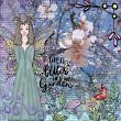 digital scrapbook layout for The Enchanted Garden by Fiddlette Designs no 4