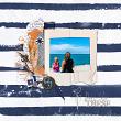 Digital Scrapbook layout using Days Like These collection by marijke