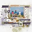 Digital Scrapbook layout by chigirl using "Take Flight" collection by Lynn Grieveson