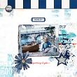 Digital scrapbook layout using "Valencia" collection by Lynn Grieveson