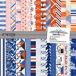 At The Ocean Digital Scrapbook Pattern Papers Previewby Connection Keeping