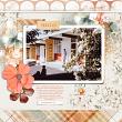 Digital Scrapbook layout using "Bring Me Comfort" collection by Lynn Grieveson