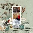 Digital Scrapbook layout using "Wake Up Happy" collection by Lynn Grieveson