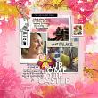 Digital Scrapbook layout using "Our Castle" collection by Lynn Grieveson