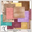 Crochet and Sewing time Digital Scrapbook Papers Preview by Xuxper Designs