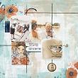 Digital Scrapbook layout by Lynn Grieveson using Don't Quit collection