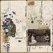 Artful Memories Yesterday by Vicki Robinson. Digital scrapbook layout by mywisecrafts