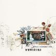 Artful Memories Yesterday by Vicki Robinson. Digital scrapbook layout by Marijke