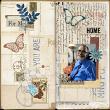 Artful Memories Yesterday by Vicki Robinson. Digital scrapbook layout by Scribbler