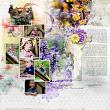 Artsy Layered Template No 100 by Anna Aspnes - Digital Scrapbook Page 04
