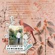 Digital Scrapbook layout using "Berrylicious" collection by Lynn Grieveson