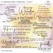 A Travellers Journal Digital Art WordArt by Daydream Designs 