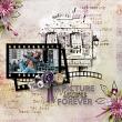 A Travellers Journal Digital Scrapbook Page by Cathy