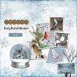 Artful Memories Winter by Vicki Robinson. Digital scrapbook layout by Jana