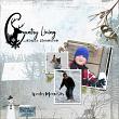 mories Winter by Vicki Robinson. Digital scrapbook layout by Susan 2