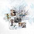 mories Winter by Vicki Robinson. Digital scrapbook layout by Sylvia 1