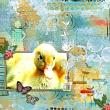 Express Yourself Growth by Vicki Robinson. Digital scrapbook layout by Jeanette