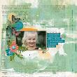Express Yourself Growth by Vicki Robinson. Digital scrapbook layout by Julie 1