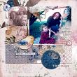 Digital Scrapbook layout by Lynn Grieveson using Morning Light Kit