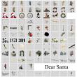 Dear Santa Digital Scrapbook Kit Elements Detail Preview by Lynne Anzelc