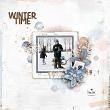 Digital Scrapbook layout by AJM using Wintertime Kit