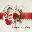 A Whimsical Christmas Digital Scrapbook Page by Cathy