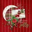A Whimsical Christmas Digital Scrapbook Page by Cathy