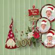 A Whimsical Christmas Digital Scrapbook Page by Cathy