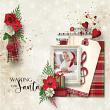 A Whimsical Christmas Digital Scrapbook Page by Cathy