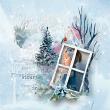 Winterlands Digital Scrapbook Page by Cathy