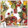 Fall Festival Digital Scrapbook Borders Preview by Xuxper Designs