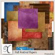 Fall Festival Digital Scrapbook Papers Preview by Xuxper Designs