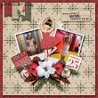 Lilach Oren vintage Christmas collection, layout by EvelynD2