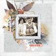 Digital Scrapbook layout by Lynn Grieveson using My Thoughts Paint