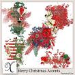 Merry Christmas Digital Scrapbook Accents Preview by Xuxper Designs