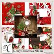 Merry Christmas Digital Scrapbook Album Preview by Xuxper Designs
