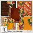 Mulled Digital Scrapbook Stacked Papers Preview by Xuxper Designs