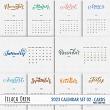 2023 calendar pocket cards set 02 by Lilach Oren