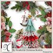 My Wonderful Christmas Digital Scrapbook Borders Preview by Xuxper Designs