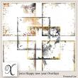 Happy New year Digital Scrapbook Edges Preview by Xuxper Designs
