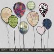 Dreamers Journal May 2022 Digital Scrapbook Balloons Preview by Sarapullka Scraps