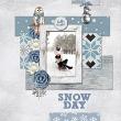 Cozy Winter solid papers pack by Lilach Oren layout 04
