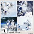 Frosty Air Digital Scrapbook Album 01 Preview by Xuxper Designs