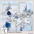 Frosty Air Digital Scrapbook Clusters Preview by Xuxper Designs