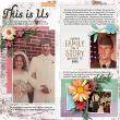 Scrap your story left page templates set 01 by Lilach Oren layout by EvelynD2