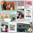 Scrap your story right page templates set 01 by Lilach Oren layout by EvelynD2